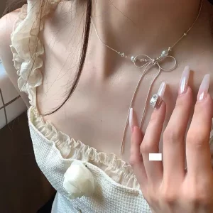 Fairy-Inspired Bow Necklace