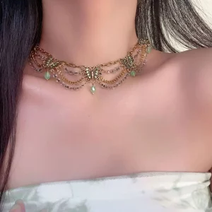 Fairy-Inspired Bow Necklace - Butterfly K