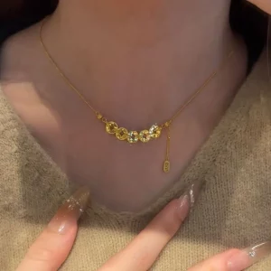 Five Emperors Coin Pendant Necklace